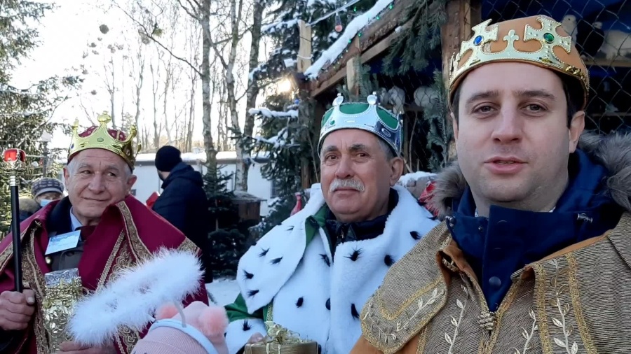 Trzej Królowie składają życzenia czytelnikom szczecińskiego portalu