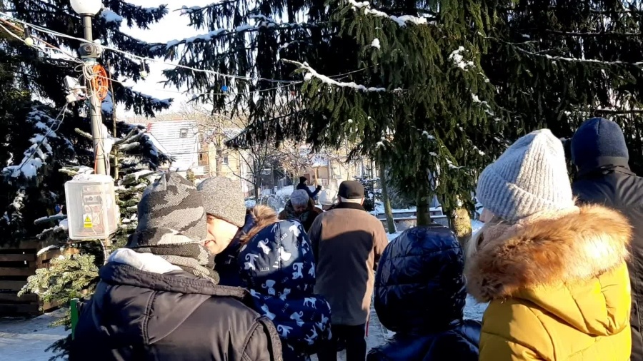 Bożonarodeniowa żywa szopka w szczecińskich Żydowcach